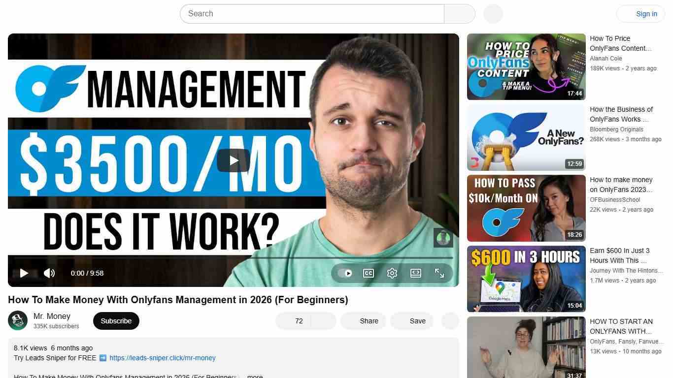 How To Make Money With Onlyfans Management in 2026 (For Beginners) - YouTube