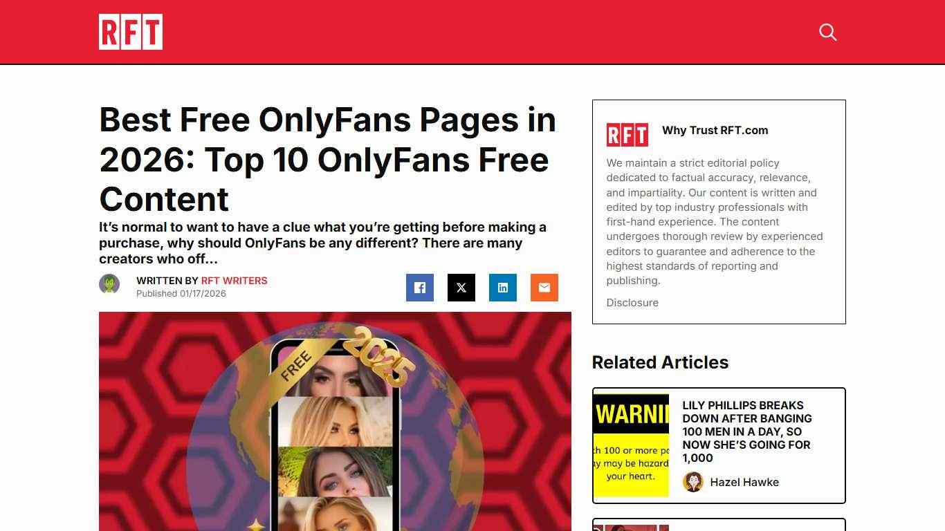 Best Free OnlyFans Pages in 2026: Top 10 OnlyFans Free Content - St. Louis Riverfront Times